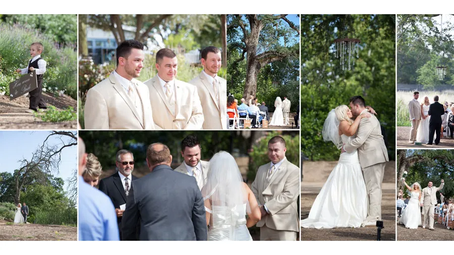 Daniele and Mike wedding photography at La Provence Restaurant and Terrace in Roseville